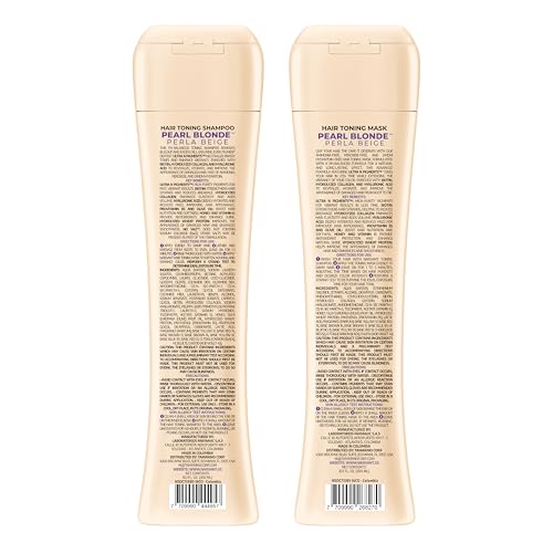 Naissant Pearl Blonde toning mask jar for deep conditioning and tone refinement.