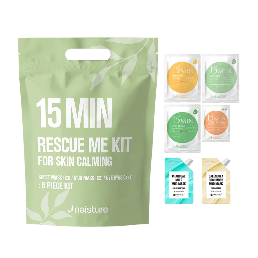 Naisture 15 Min Rescue Me Kit packaging for home spa use