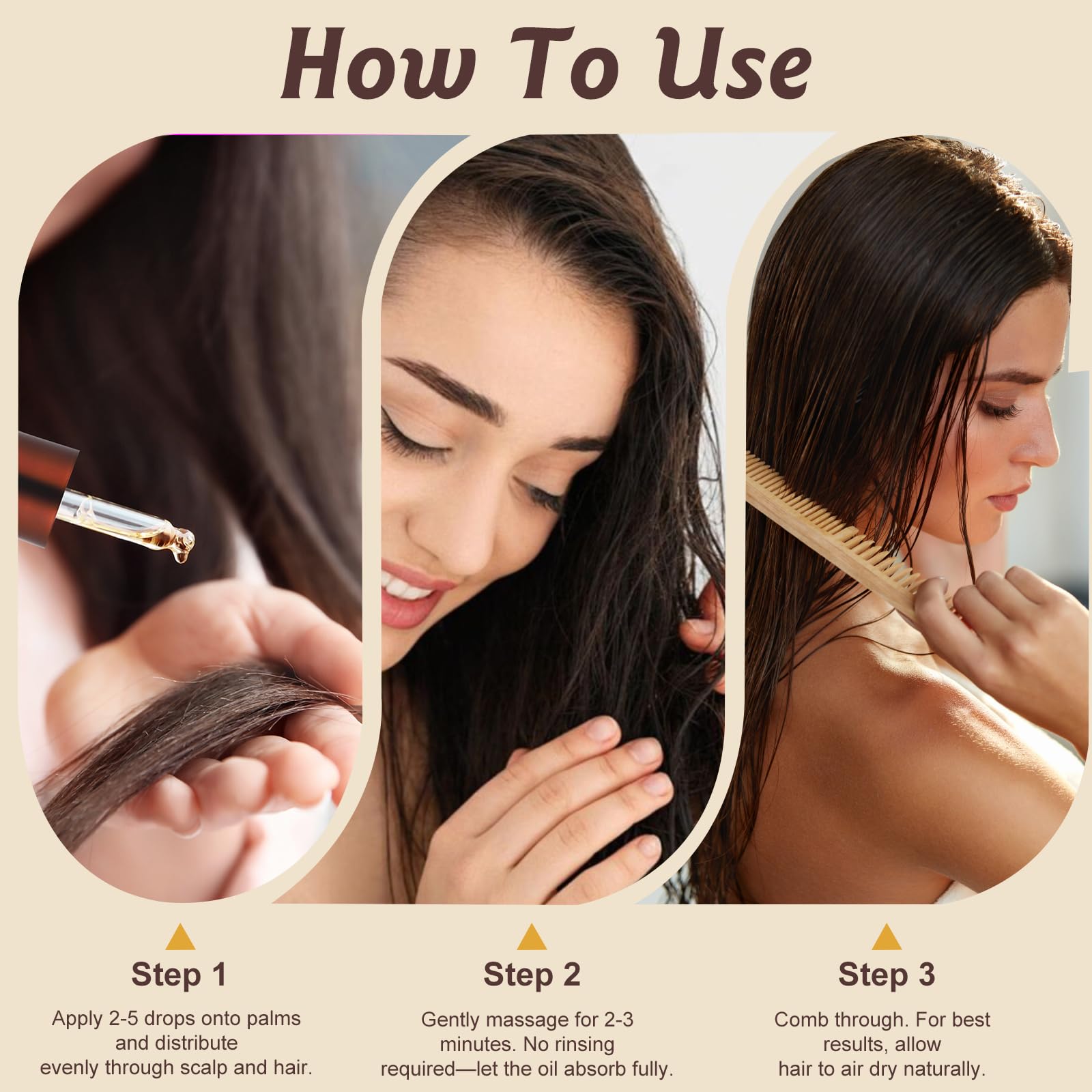 Heat styling with Naixio Batana Oil for protection
