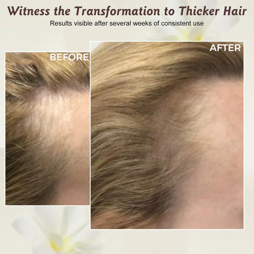 Split ends treated with Naixio Batana Oil for repair potential