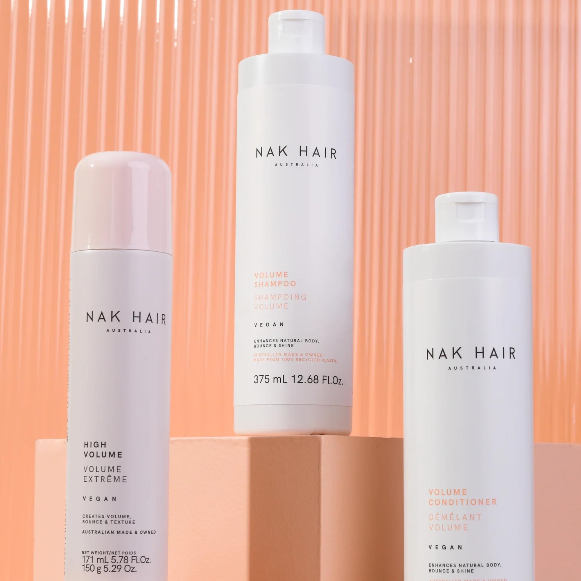 NAK Hair Volume Conditioner close-up of product texture highlighting moisturising benefits