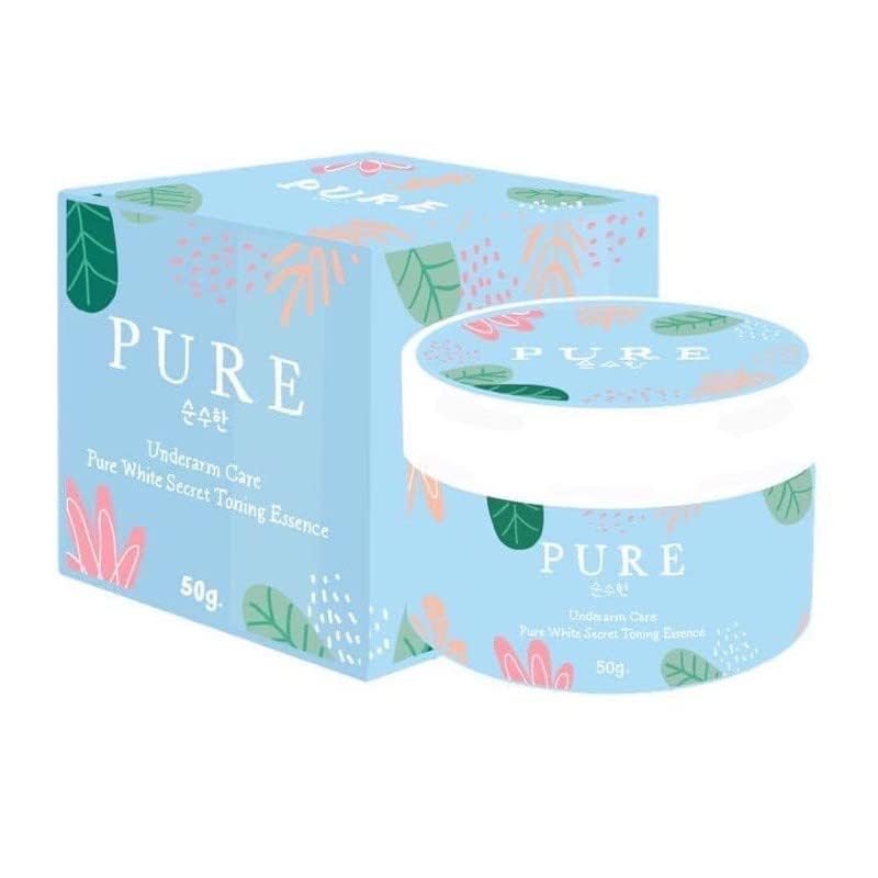 Nakarad PURE Underarm Cream Toning Essence 50g packaging for discreet daily use.