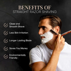 Naked Armor Solomon razor balanced handle offers steady control for precise, safe beginners’ shaves.