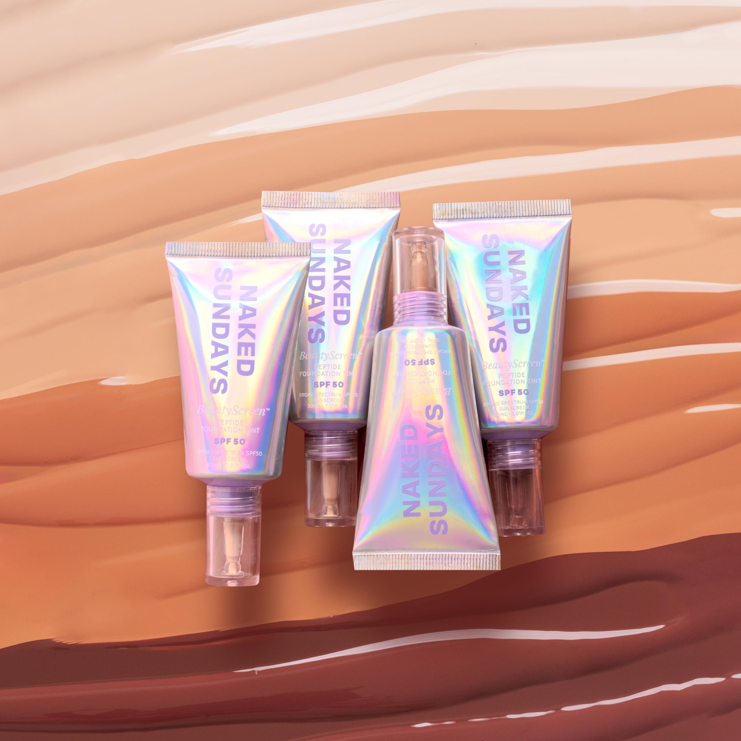 Naked Sundays BeautyScreen day-to-night look with lightweight coverage and skincare benefits.