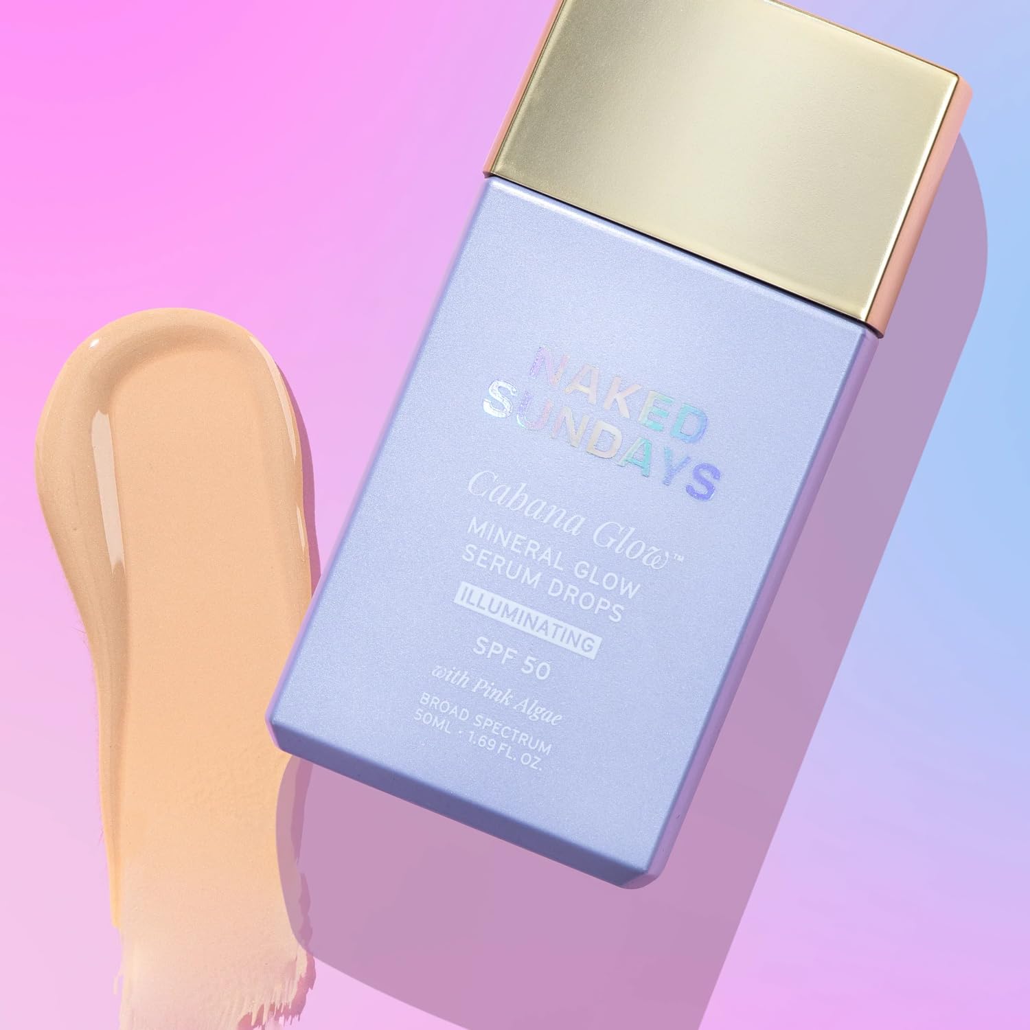 CabanaGlow applied as tinted sunscreen for a luminous finish under makeup