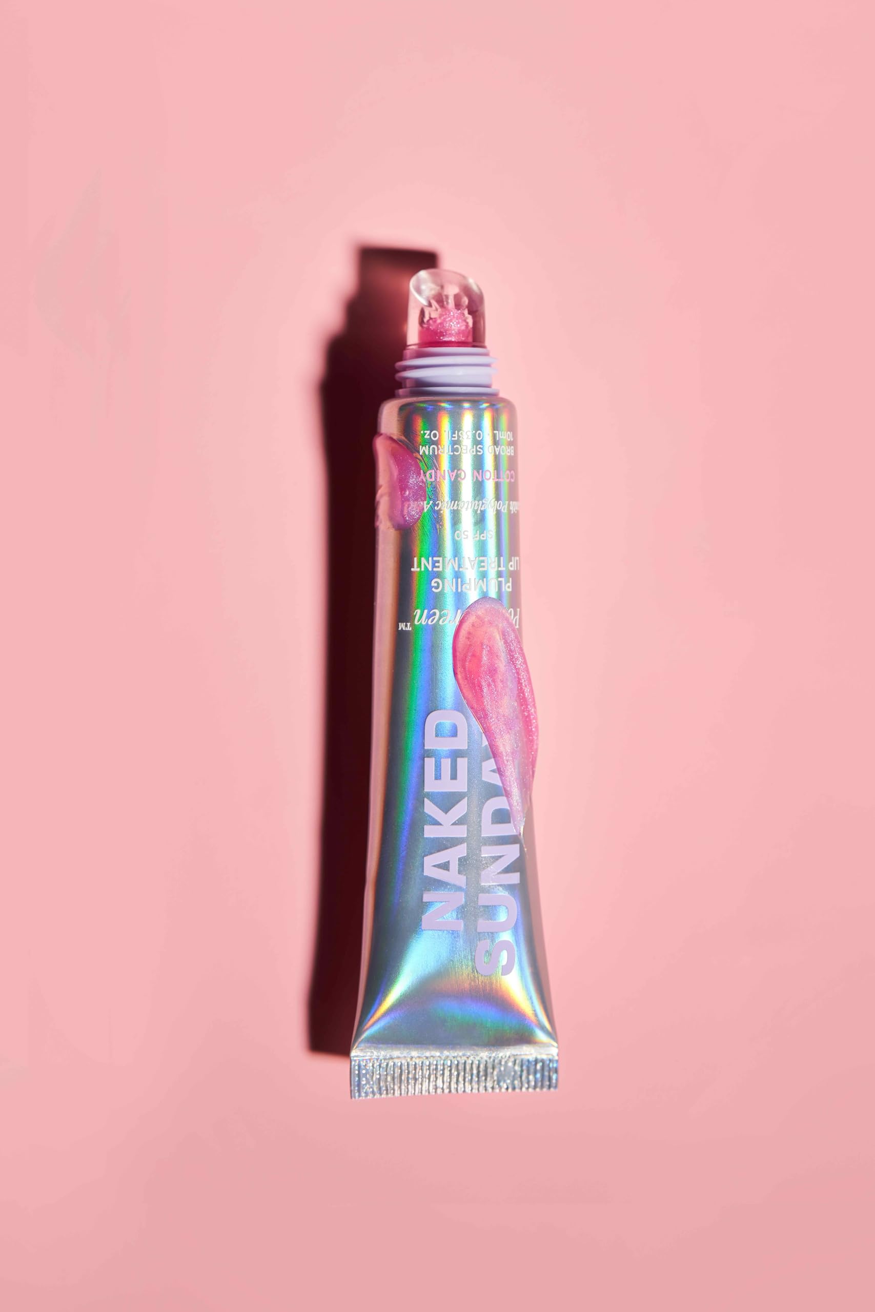 Sheer color wash plus conditioning lip care by Naked Sundays PoutScreen.