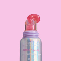 Naked Sundays PoutScreen provides UVA/UVB protection for lips with SPF 50.