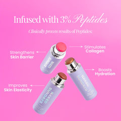 Naked Sundays SPF50 glow balm packaging close-up highlighting sleek multi-use design.