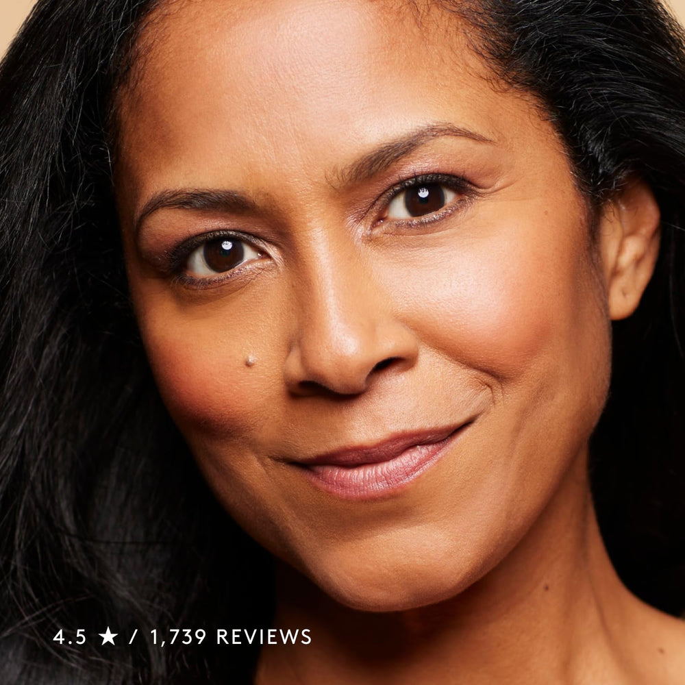 Naked & Thriving eye care result closeup suggesting refreshed eyes