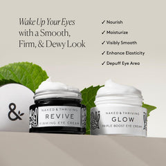Naked & Thriving Glow Triple Boost texture closeup showing creamy consistency