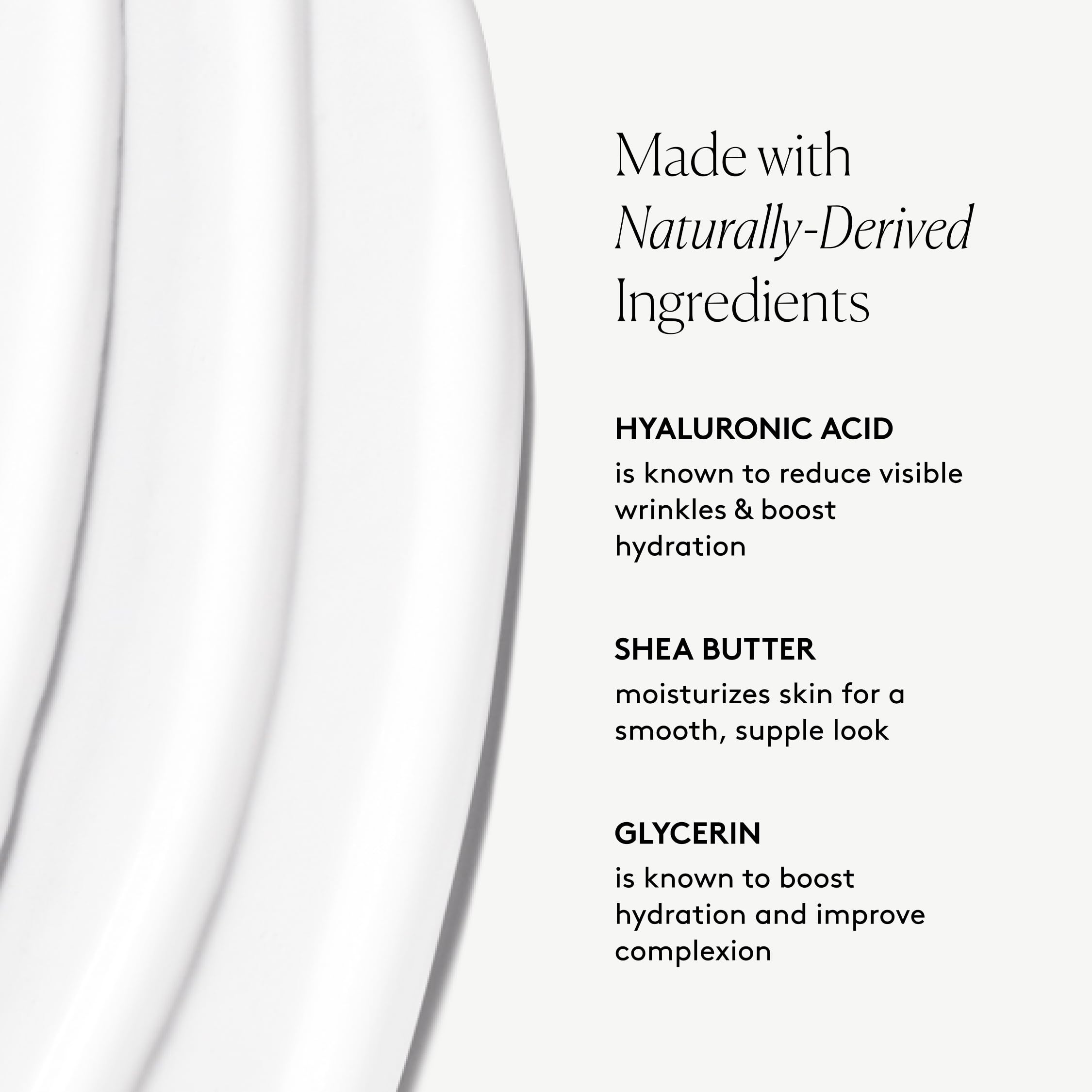 Naked & Thriving Glow triple boost eye cream texture ready for under-eye application