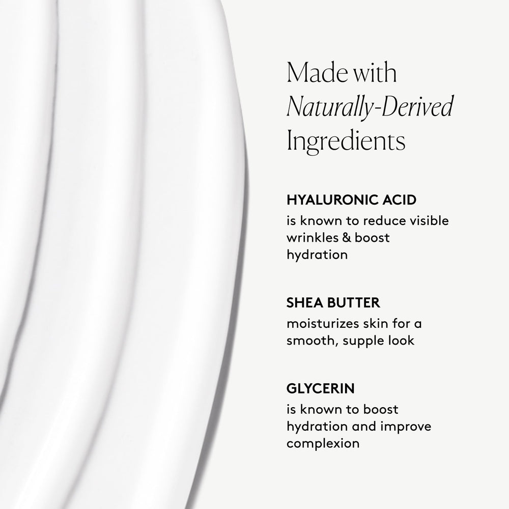 Naked & Thriving Glow triple boost eye cream texture ready for under-eye application