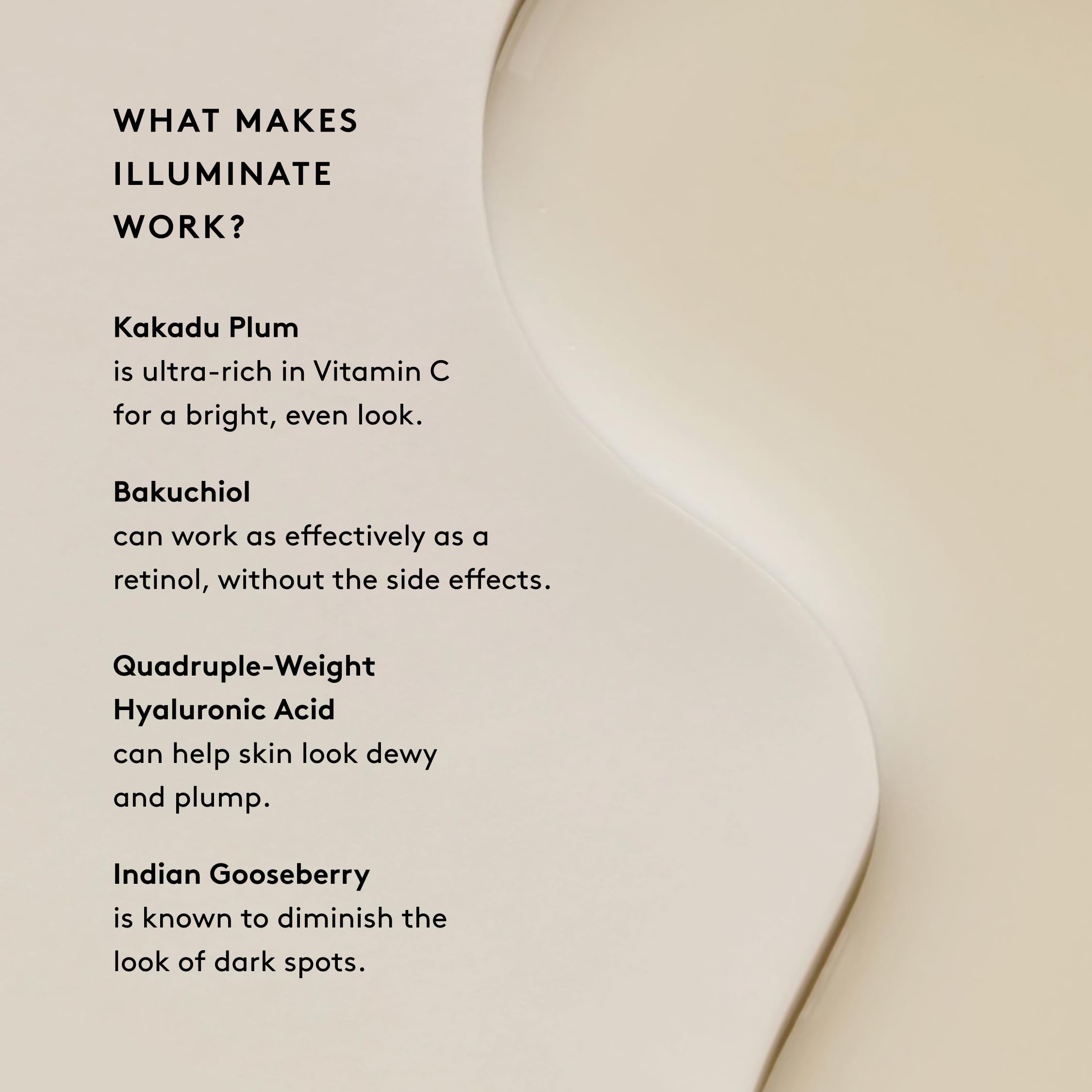 Naked & Thriving Illuminate packaging glass bottle in eco-friendly design