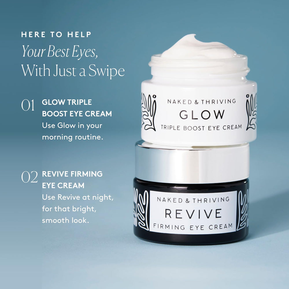 Naked & Thriving morning to night routine with Glow and Revive