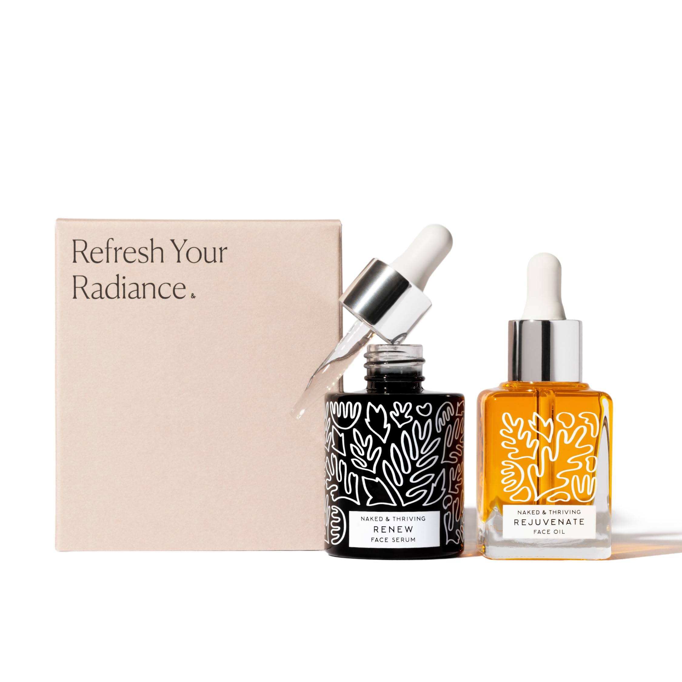 Naked & Thriving Rejuvenate oil bottle ready to smooth and nourish