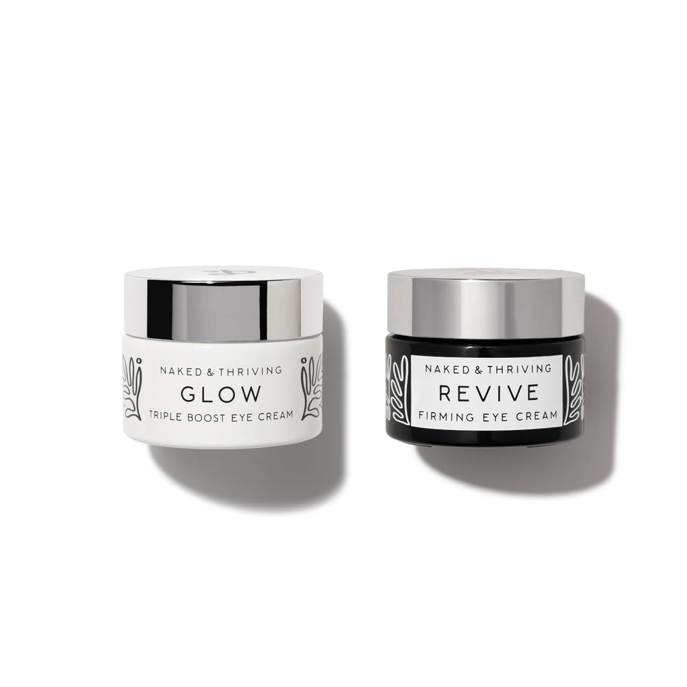 Naked & Thriving Radiant Eye Set packaging, ideal for gifting