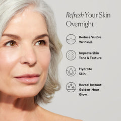 Naked & Thriving Renew serum texture close-up for gentle exfoliation