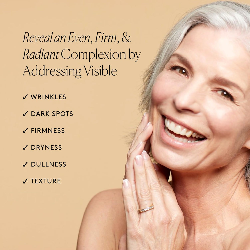 Naked & Thriving serum texture being applied for smooth absorption