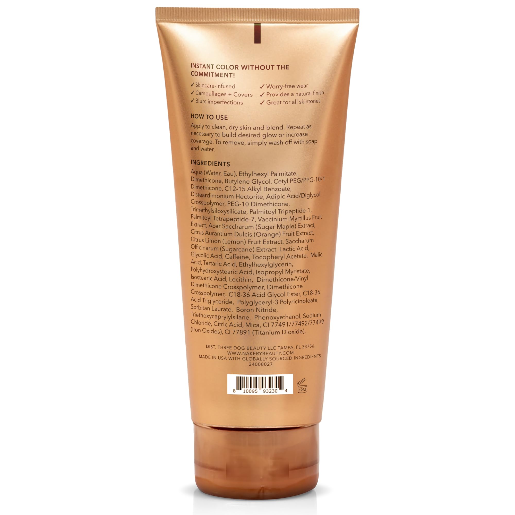 Clean beauty packaging highlights vegan and cruelty-free claims