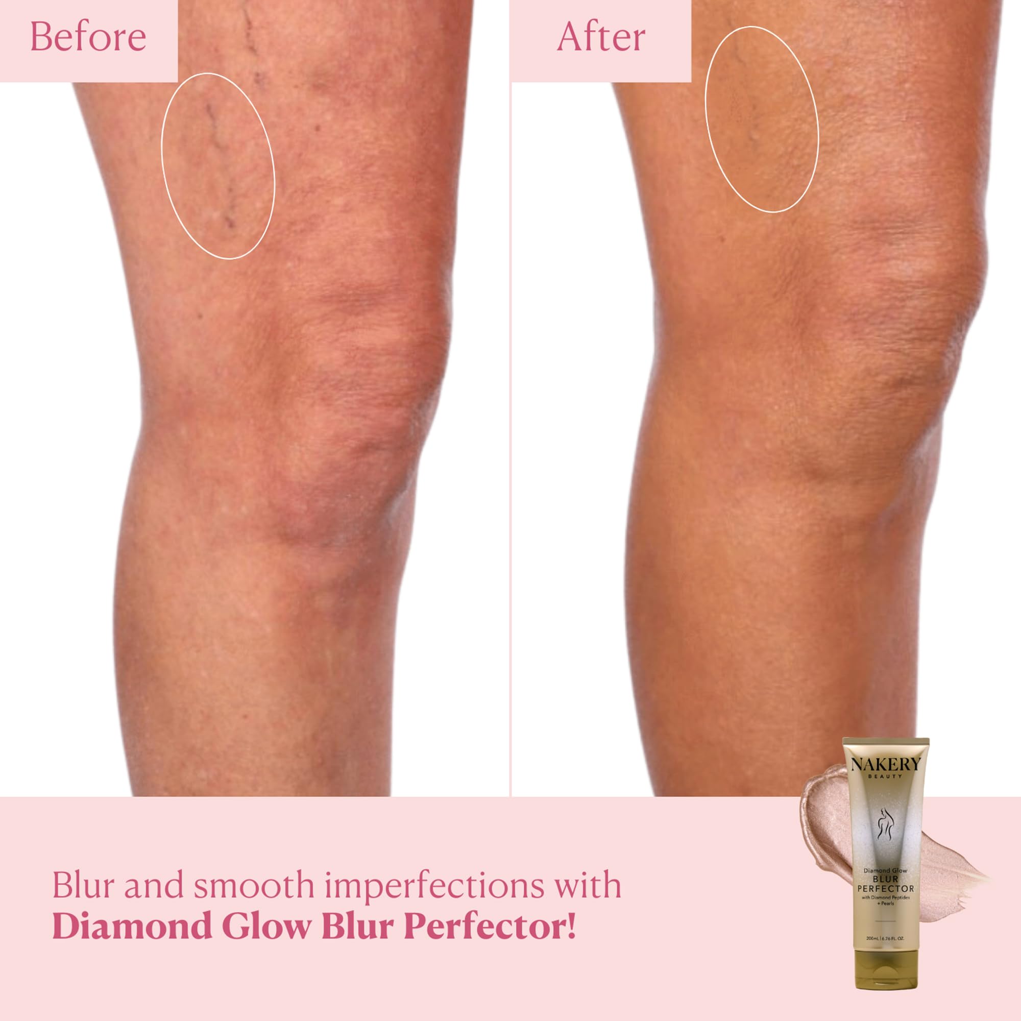 Nakery buildable glow shimmer on skin provides radiant dimension