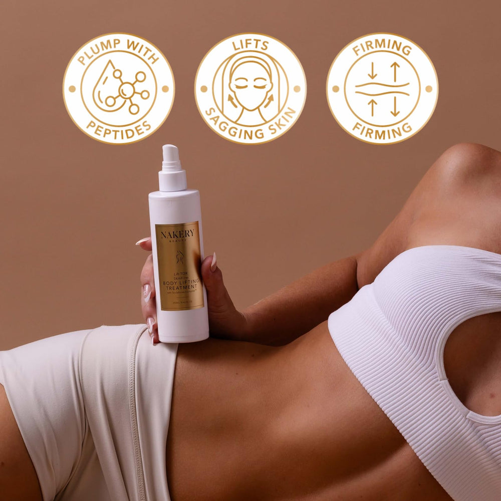 Packaging of Nakery Lift-Tox SkinFirm highlighting premium formula