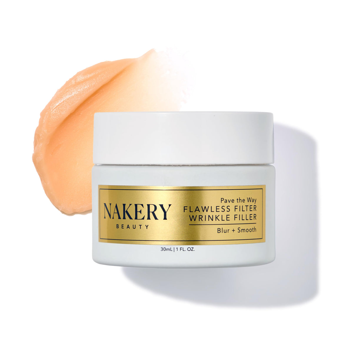 Nakery Pave The Way bottle pour demonstrates mess-free dispensing for quick touch-ups.