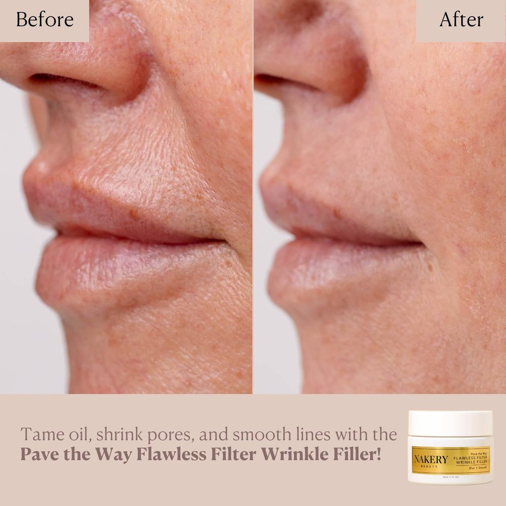 Nakery Pave The Way ingredients Argireline and Reneseed support a firmer feel.