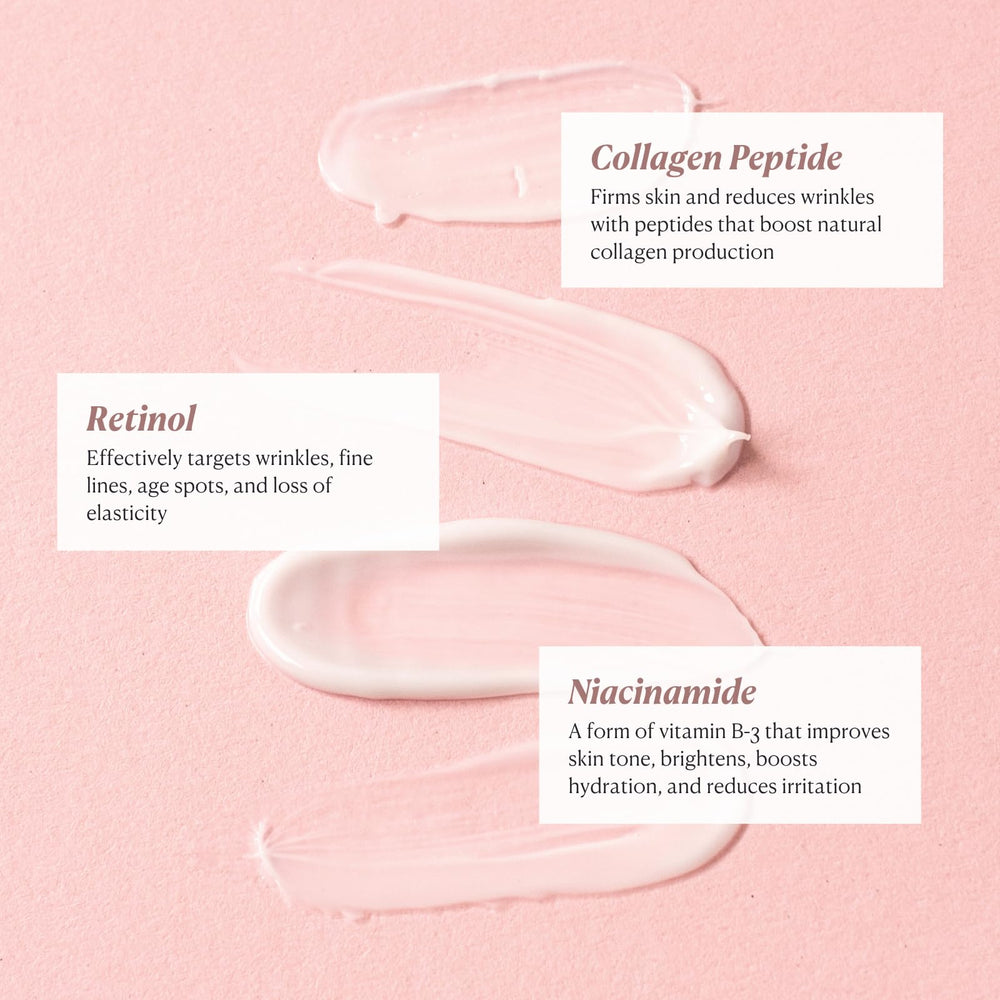 Nakery Retinol Cream dispensing pump for easy, precise application.