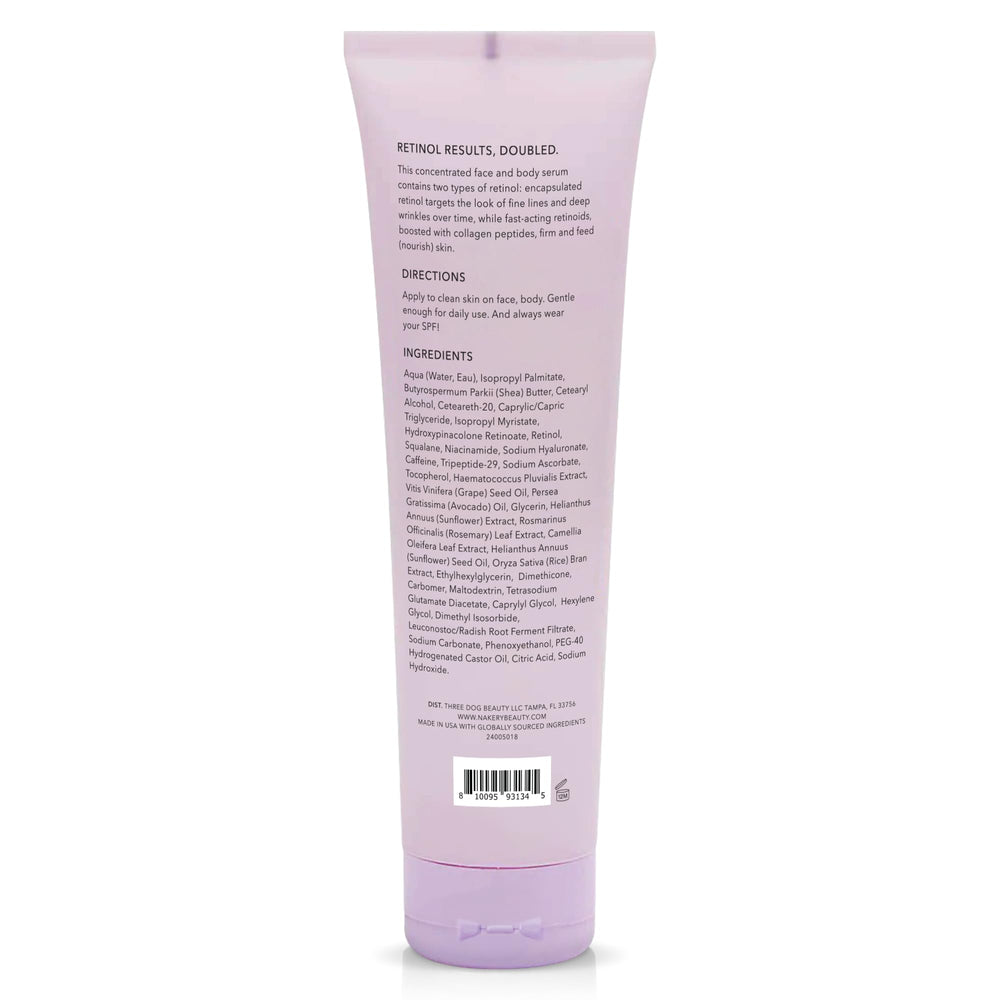 Nakery Retinol Cream silky texture ready for smooth application.