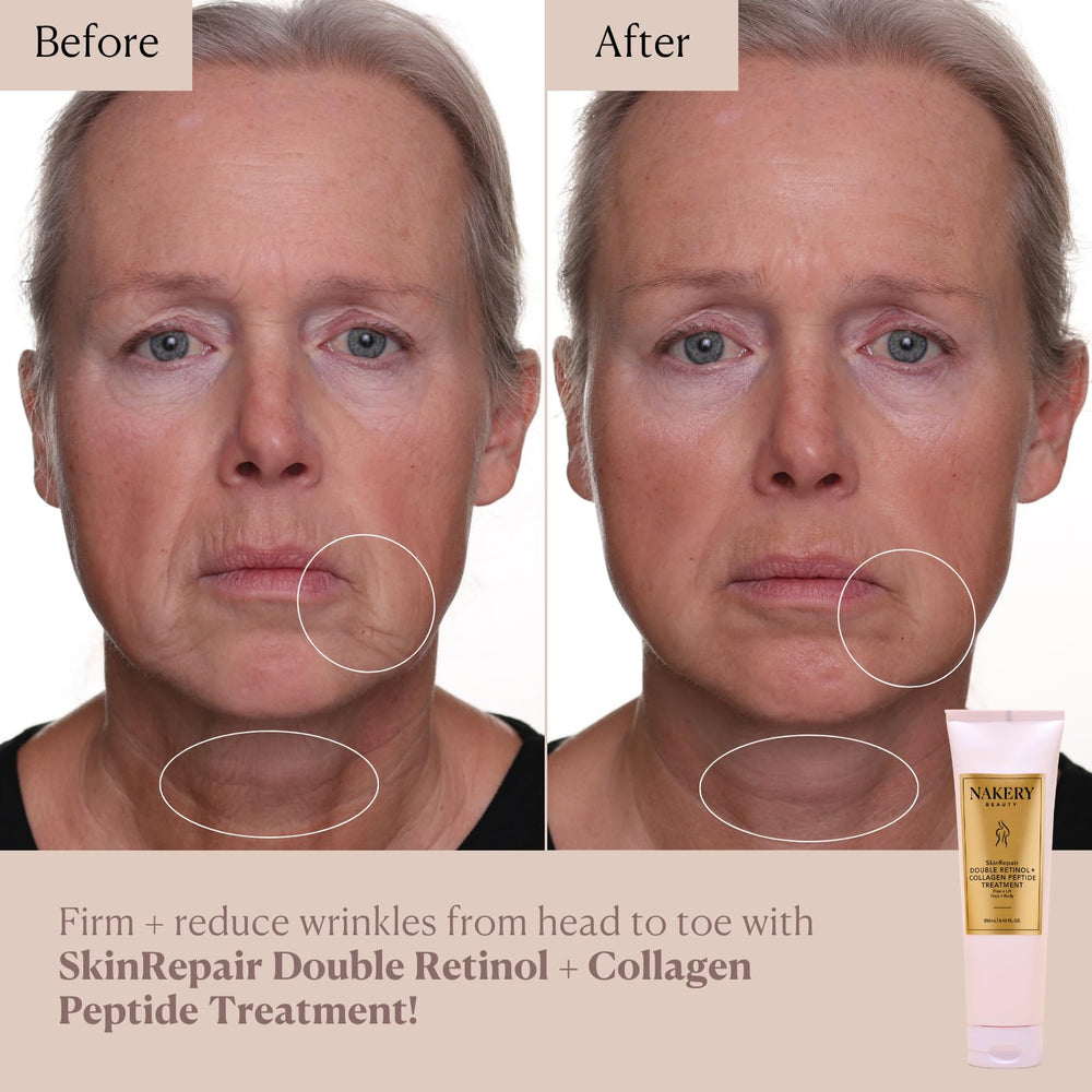 Nakery Retinol Cream texture swirl highlighting creamy, hydrating formula.