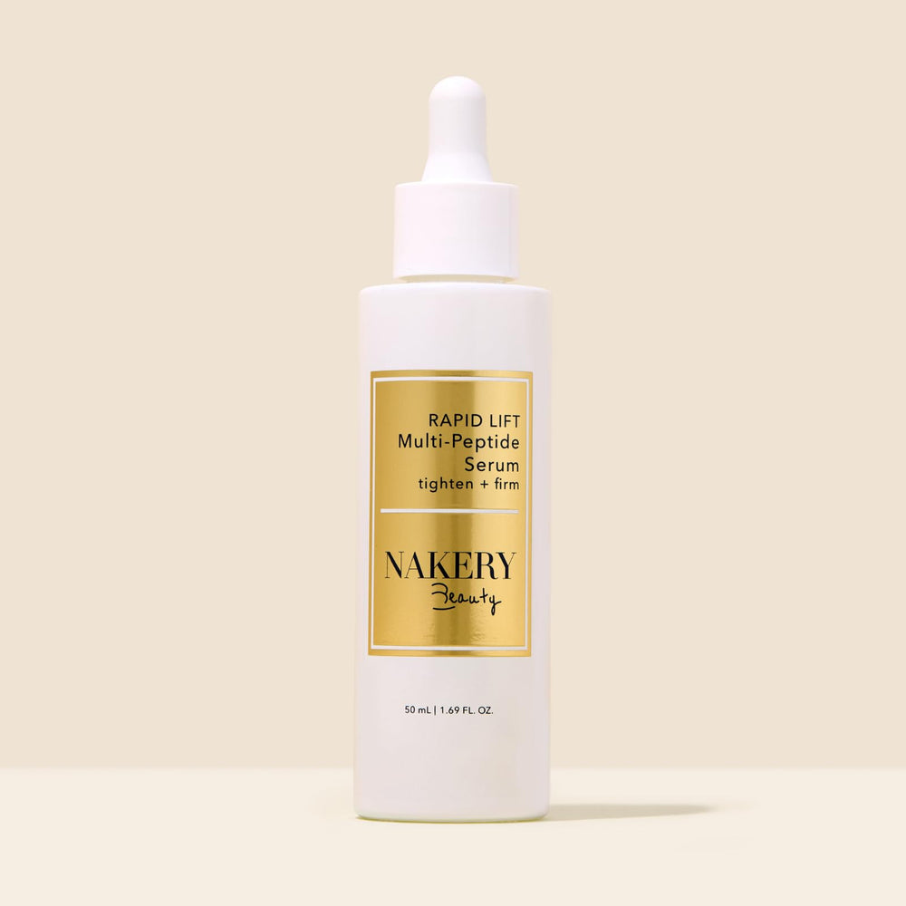 Nakery Sérum lifting contour, aide à raffermir les zones clés du visage.