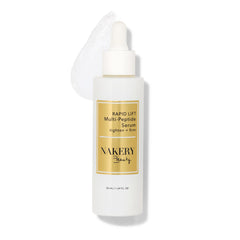 Sérum Nakery peptides et collagène, flacon élégant pour une peau visiblement plus ferme.