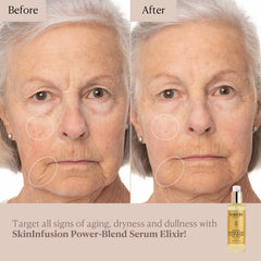 Nakery SkinInfusion application steps graphic explains how to apply evenly.