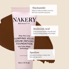 Nakery smart color adapt shades with Light, Medium, and Deep