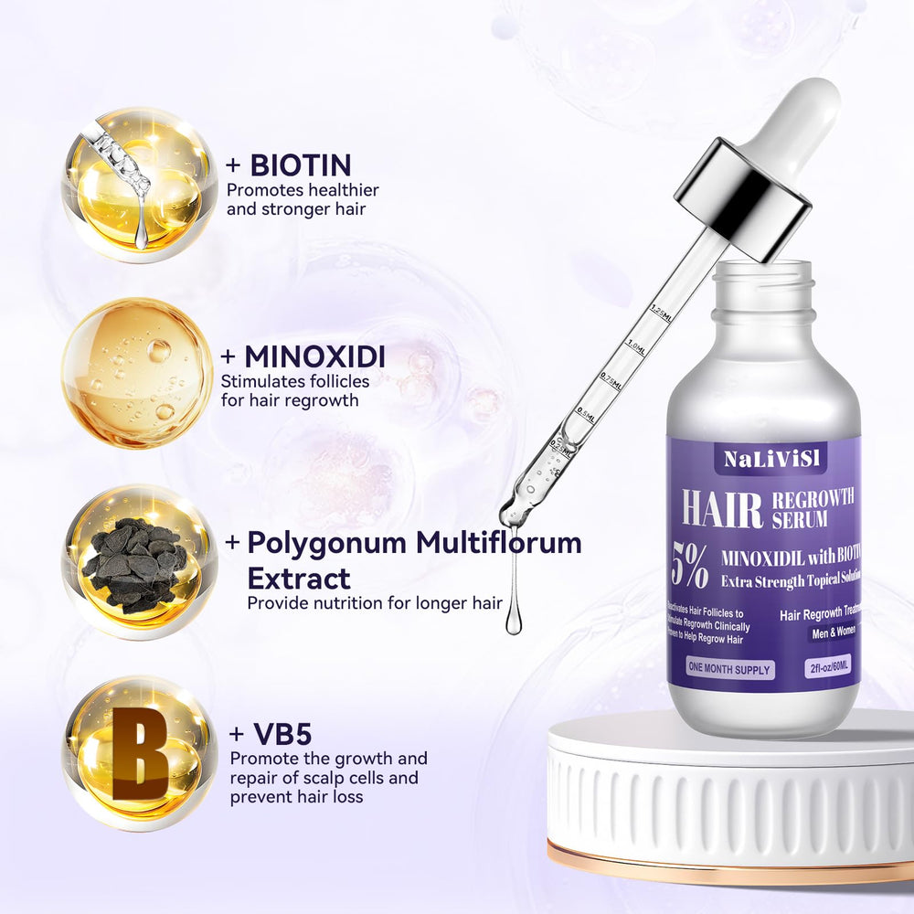 NaLiViSl ingredient panel highlights botanicals and fortifying additives.