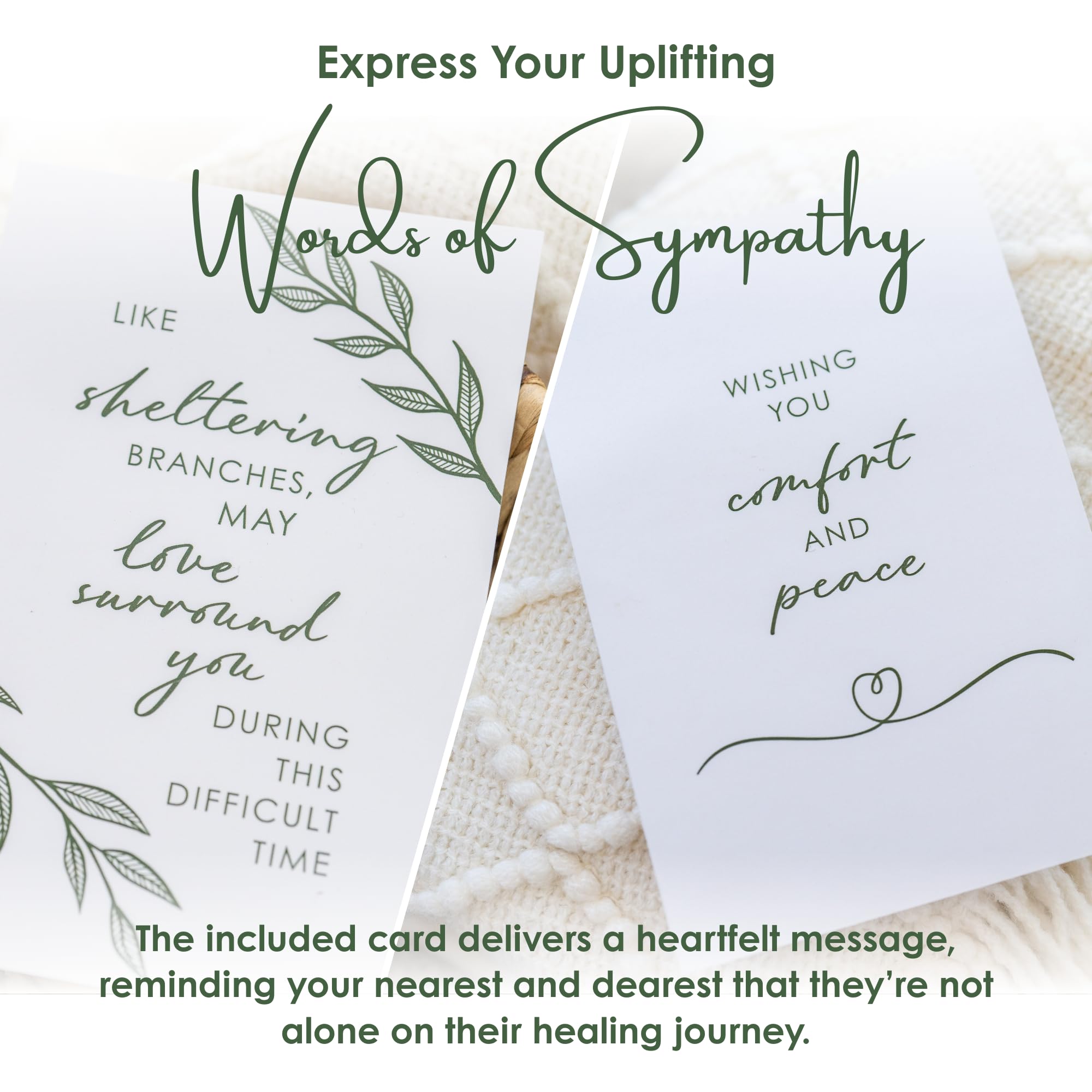 Nalix sympathy gift basket packaging designed for gifting ease