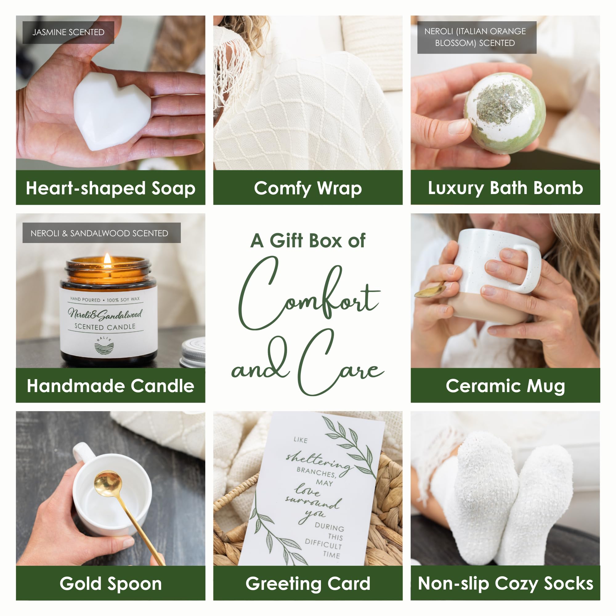 Nalix sympathy gift basket socks offer cozy warmth during difficult days