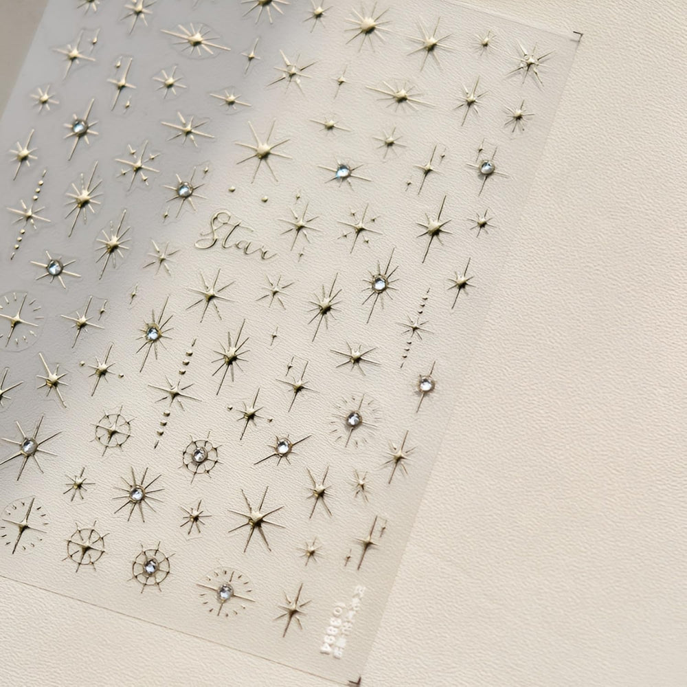 Namrec 5D self-adhesive decals easy to apply on nails