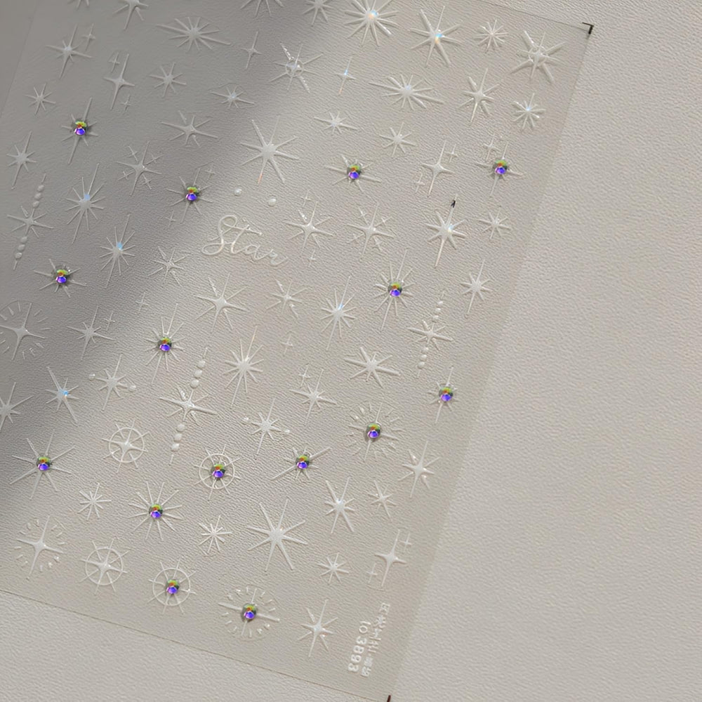 Namrec star decals for nails and decorative uses beyond nails