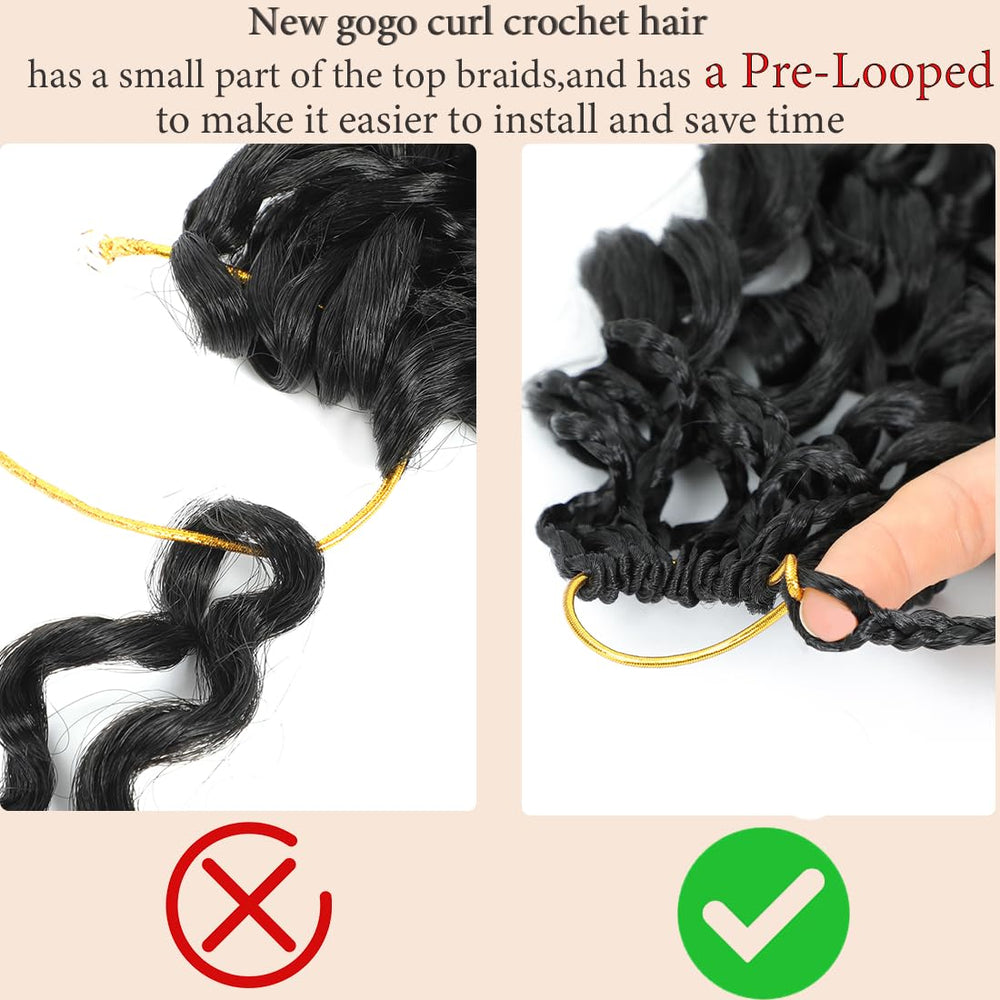 Naniciar Gogo Curl 8 packs package shot highlights value for a full head.