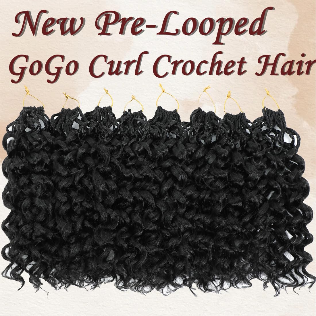Naniciar Gogo Curl pre-twisted top section ready for effortless styling.