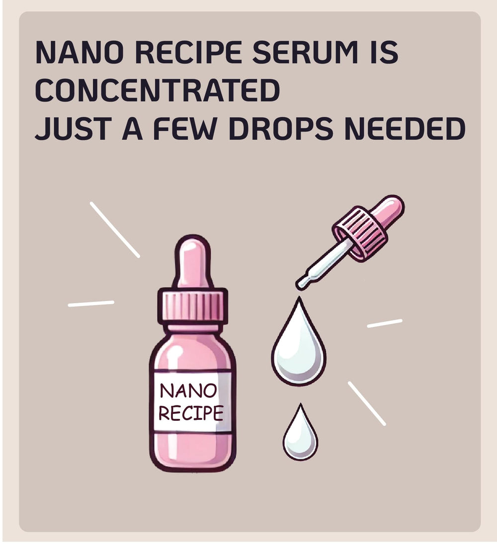 Close-up of the dropper releasing Salmon PDRN concentrate for skin renewal.