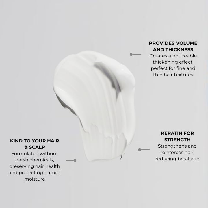 Nanogen soft-volume hair after wash with improved texture