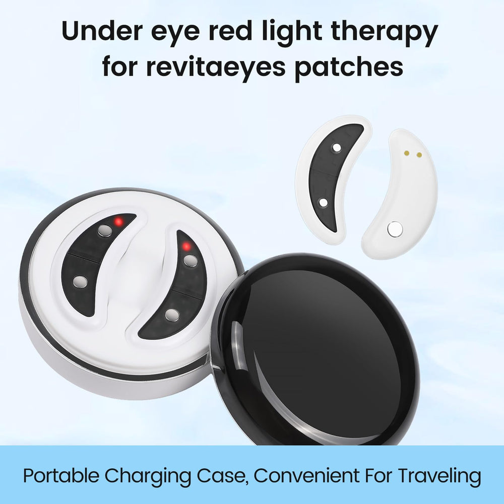 NANSIKE eye pods applied under the eye for soothing relief
