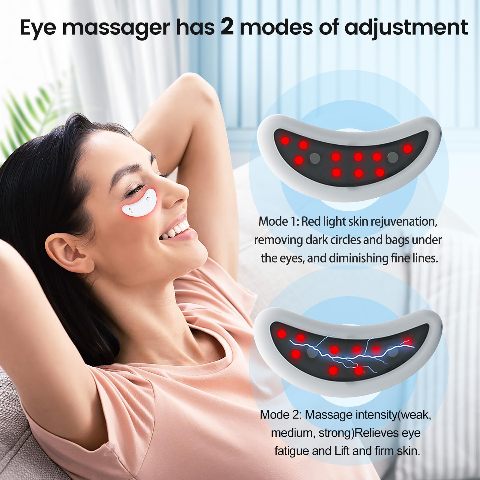 NANSIKE multi-mode settings panel highlighting four therapy modes
