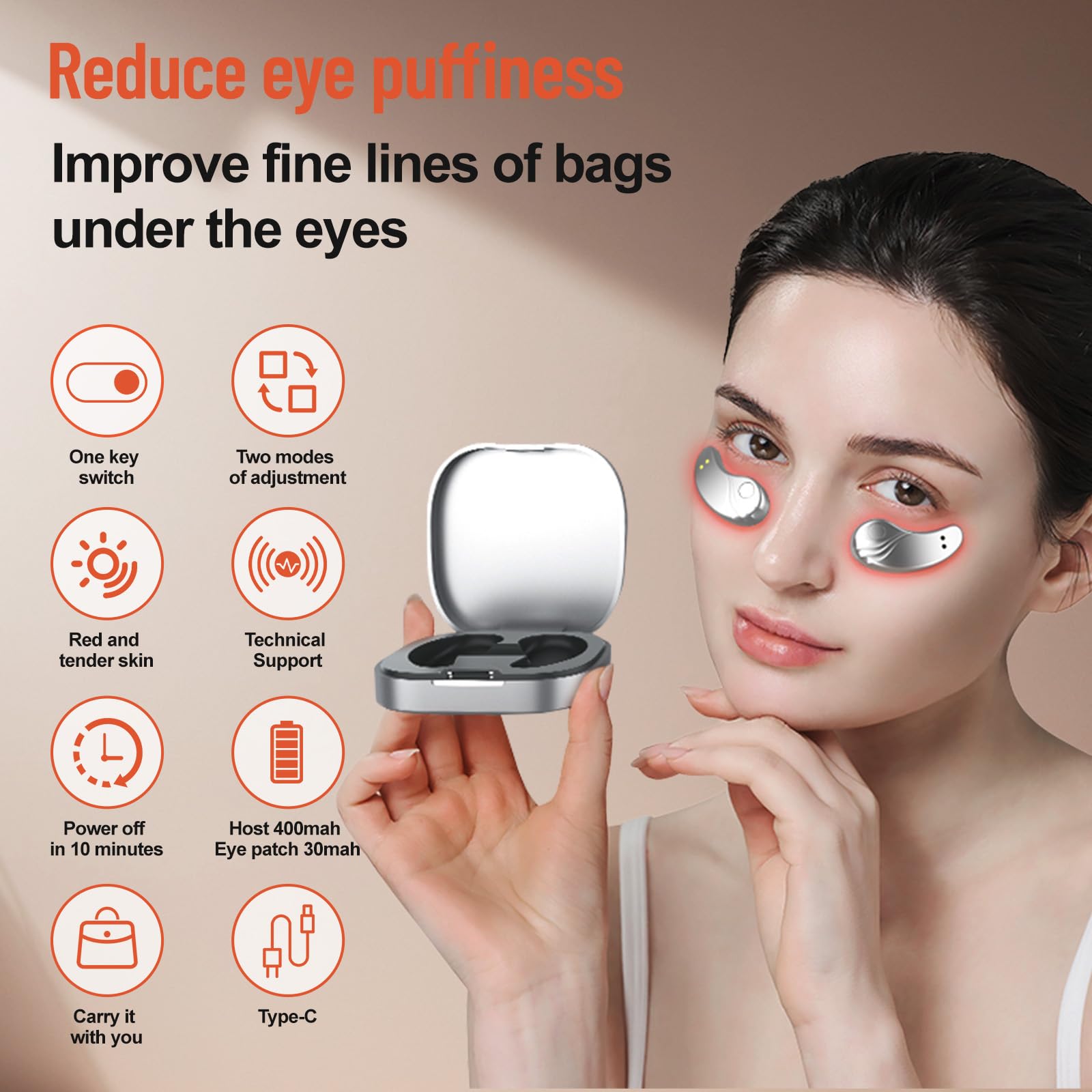 NANSIKE Revita Eyes patch storage case supports travel and organization.