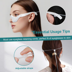 NANSIKE eye massage glasses side controls enabling quick three-speed adjustments