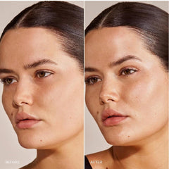 NAPH Great Skin Serum application stroke demonstrating even skin tone and texture.