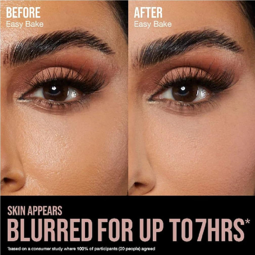 NAPH H.U.D.A E-Bake being applied for lasting matte setting