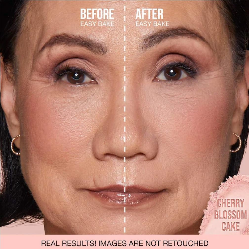NAPH H.U.D.A E-Bake Cherry Blossom swatch with subtle brightening effect